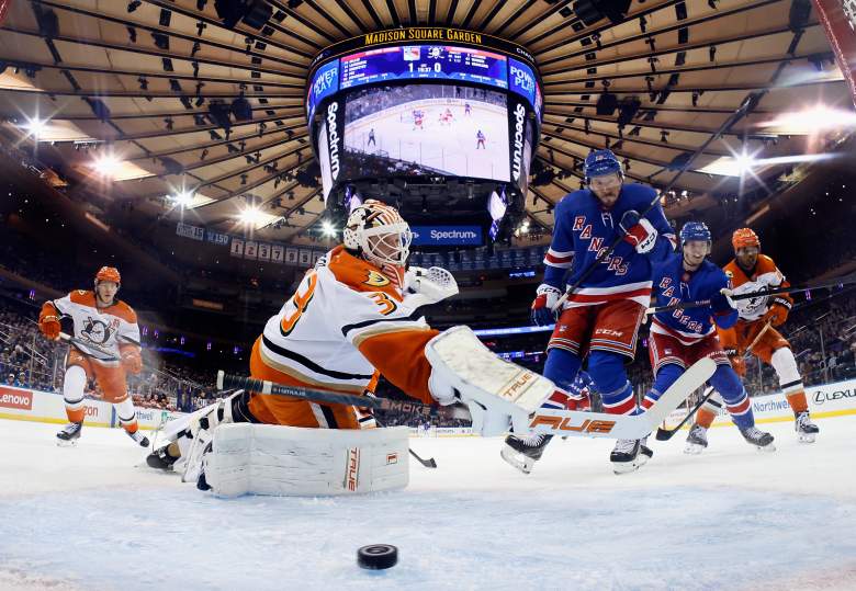 Anaheim Ducks v New York Rangers