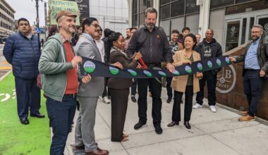 Oakland Celebrates New 20th Street Bikeway