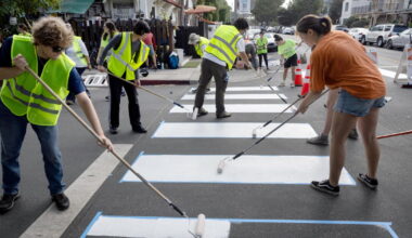 Letters to the Editor: Painting crosswalks across L.A. isn’t rebellious. It could save lives