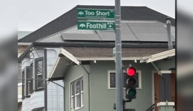 Who stole the Too $hort street sign in Oakland?
