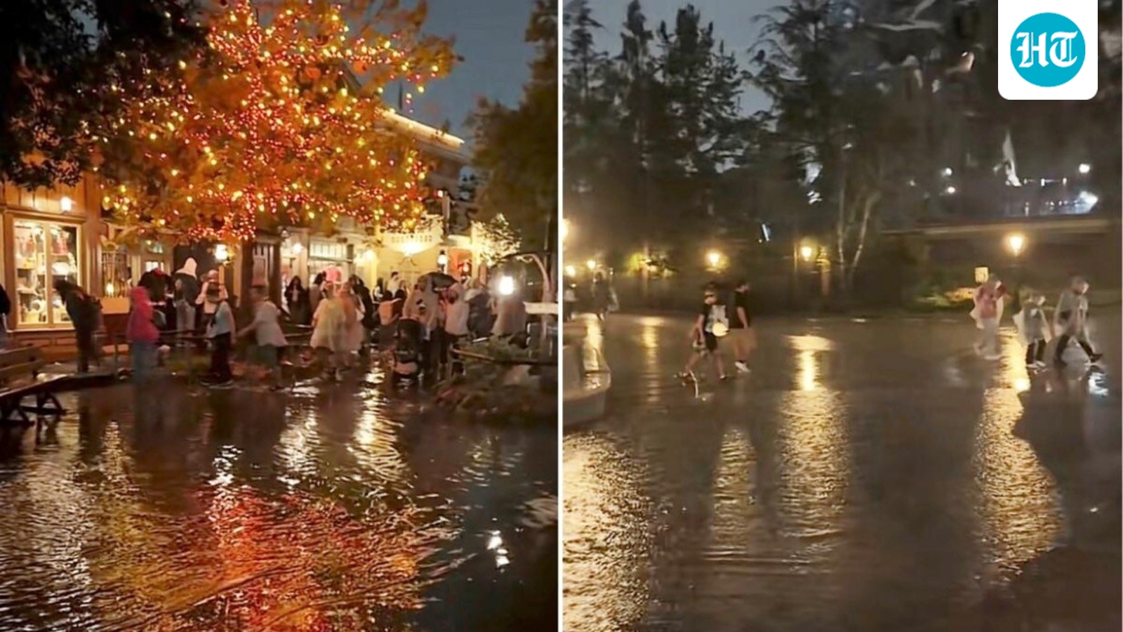 Disneyland flooded after sudden California downpour forces ride ...