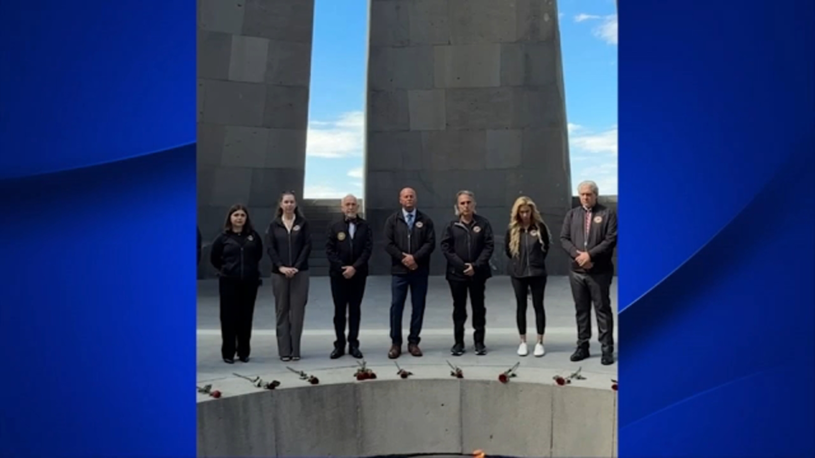Fresno Mayor Jerry Dyer tours Armenian Genocide Memorial