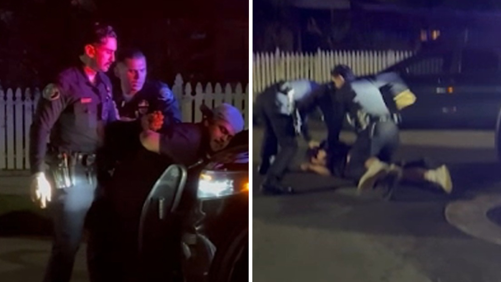 Video of Santa Ana police pulling man to ground, punching him during arrest prompts use-of-force investigation