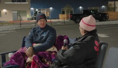Fresno Mission taking part in 'Conversations on a Bench'