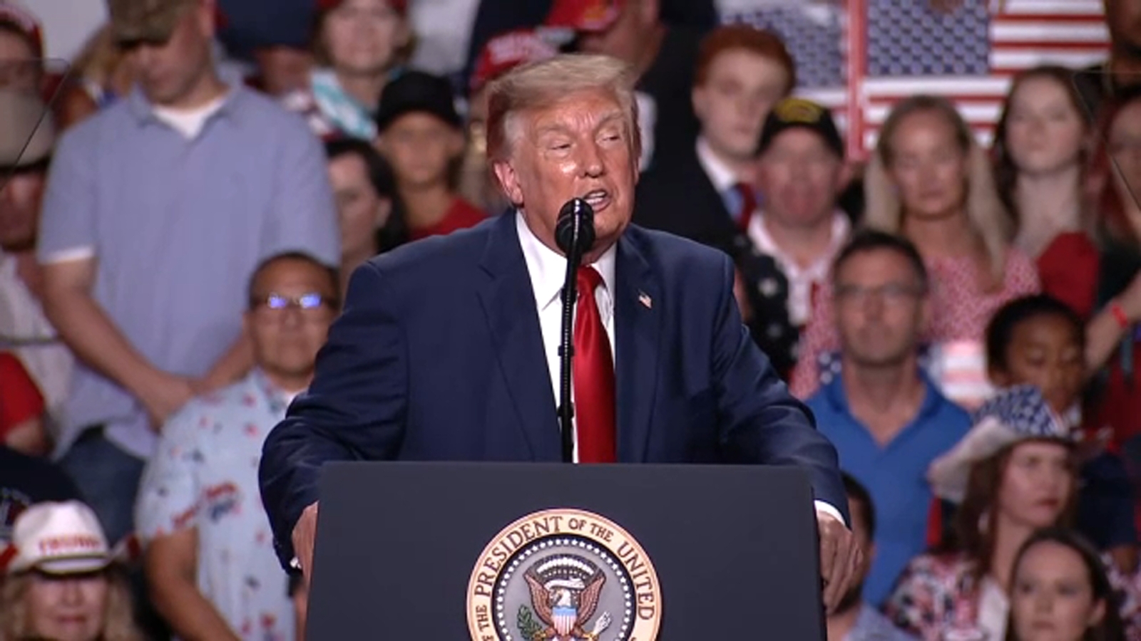 Pres. Donald Trump revisits controversial remarks about attacks on LA, San Diego: 'We protect our cities'