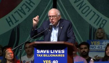 CA Prop 40: Sen. Bernie Sanders rallies in LA in support of proposed billionaire tax: 'The whole country is watching'