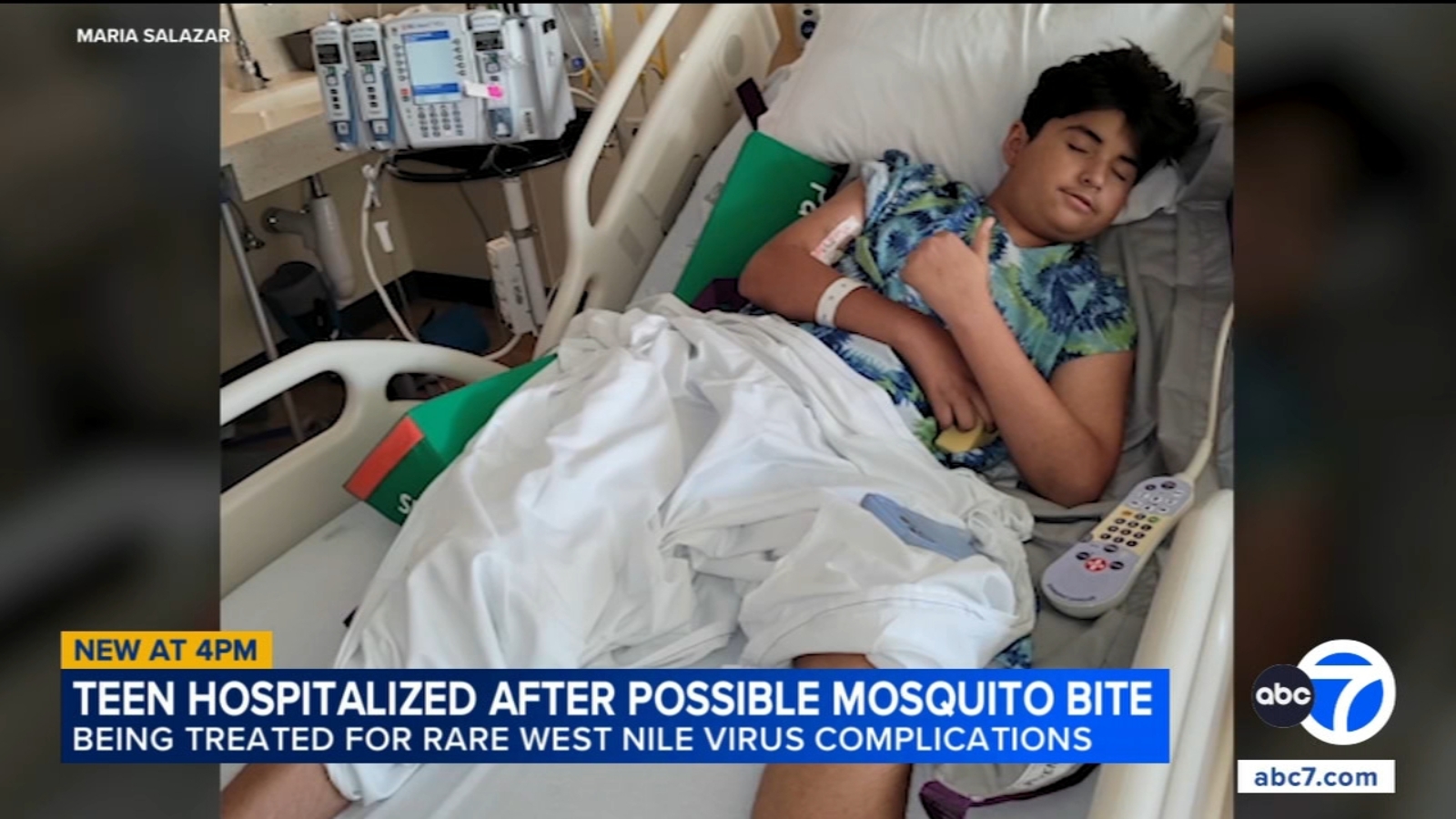 Long Beach teen hospitalized with rare West Nile virus complication; speaks about long road to recovery