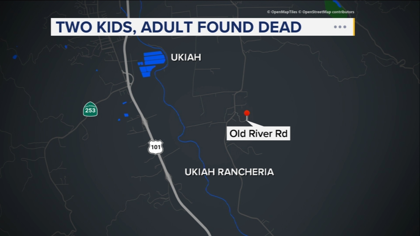 2 Mendocino County children killed in suspected murder-suicide by father near Ukiah, sheriff says