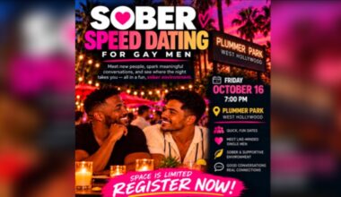 Sober speed dating in Los Angeles: Van Ness Recovery House to host sober speed dating event in West Hollywood this Friday