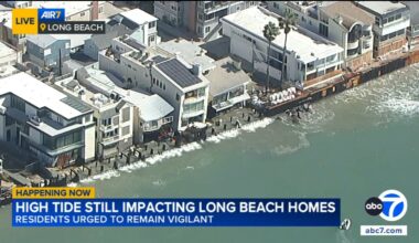 High tide continues to hammer Long Beach homes
