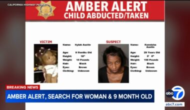 Amber Alert issued for missing 9-month-old girl last seen with woman in LA neighborhood of Westlake