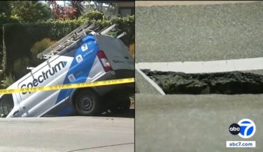 New sinkhole opens up along Covina street
