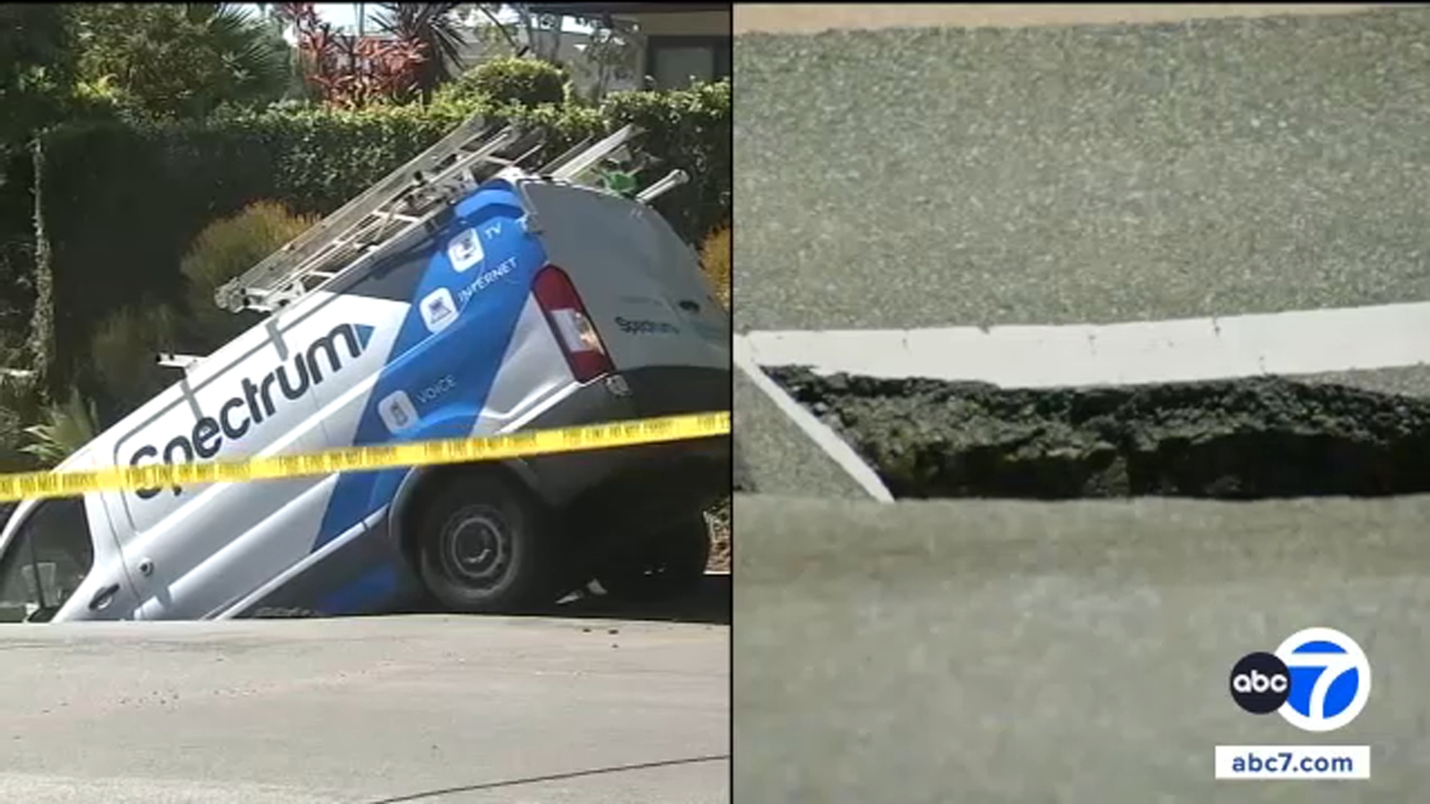 New sinkhole opens up along Covina street