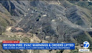 Bryson Fire: Evacuation warnings, orders lifted for fire burning in Malibu