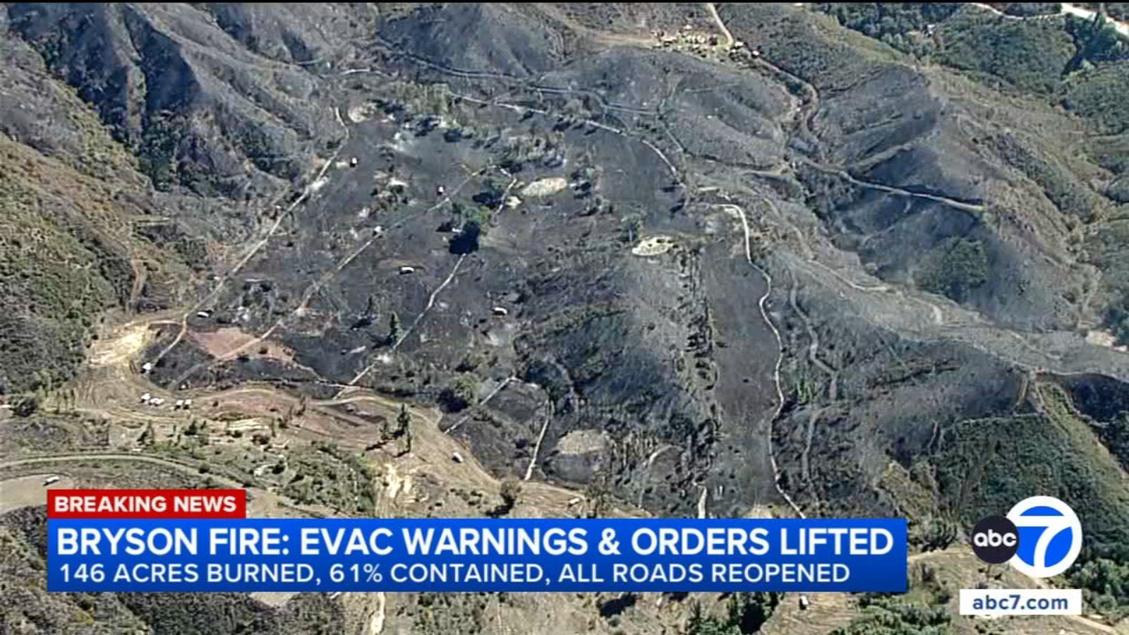 Bryson Fire: Evacuation warnings, orders lifted for fire burning in Malibu