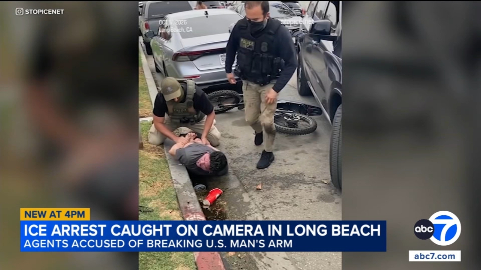 ICE agents accused of breaking man's arm in Long Beach. Congressman Robert Garcia calls for investigation