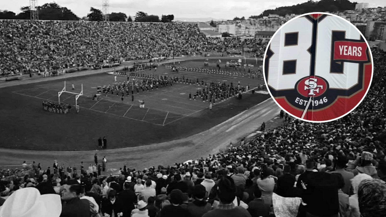 Then and now: Here's a look back at San Francisco 49ers' 80-year history as fans celebrate team's legacy