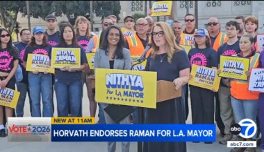 Lindsey Horvath endorses Nithya Raman in LA mayor's race