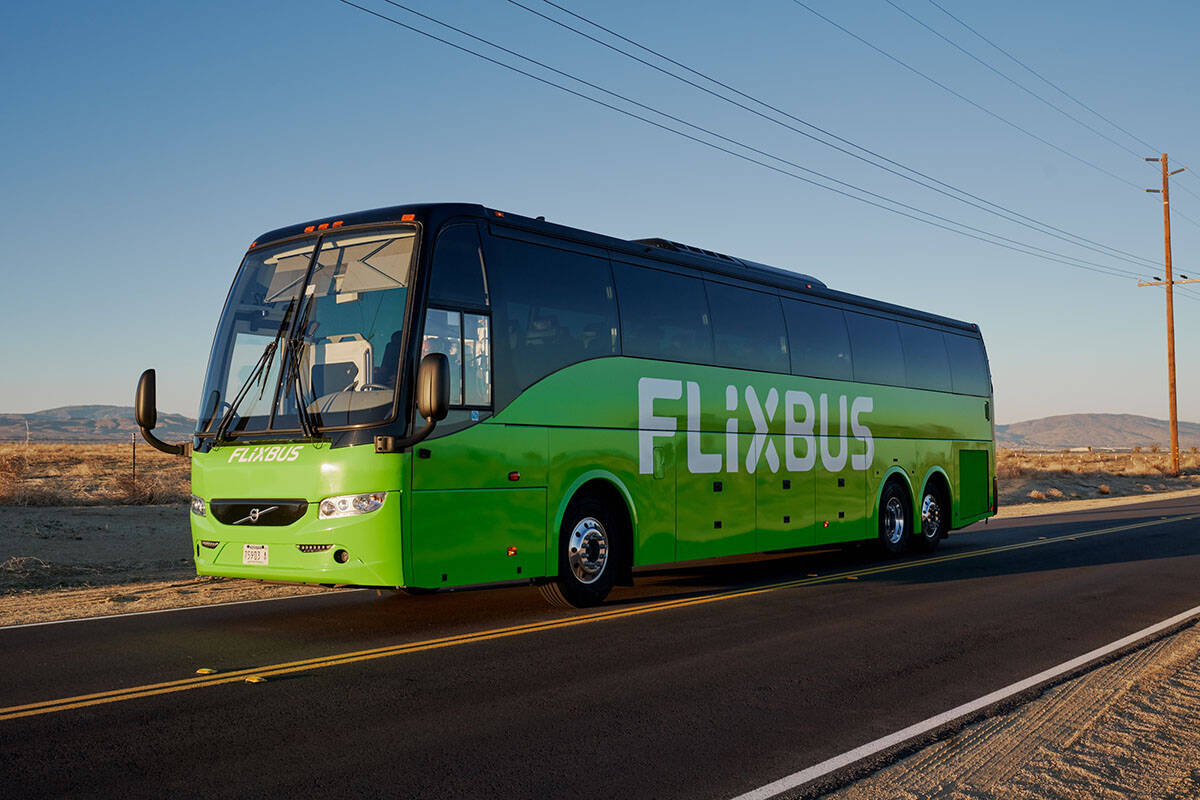 FlixBus launched service Thursday, Oct. 1, 2026, between Las Vegas and Fresno, California. (Fli ...