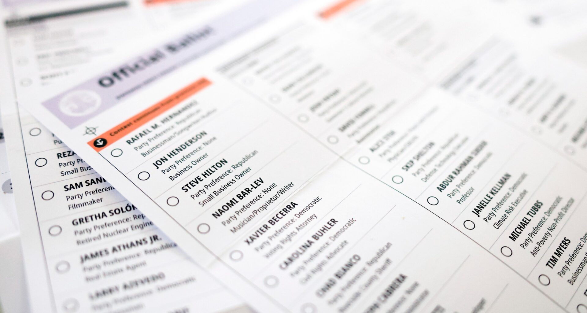 Why aren’t candidates’ names in alphabetical order on California ballots? – Orange County Register
