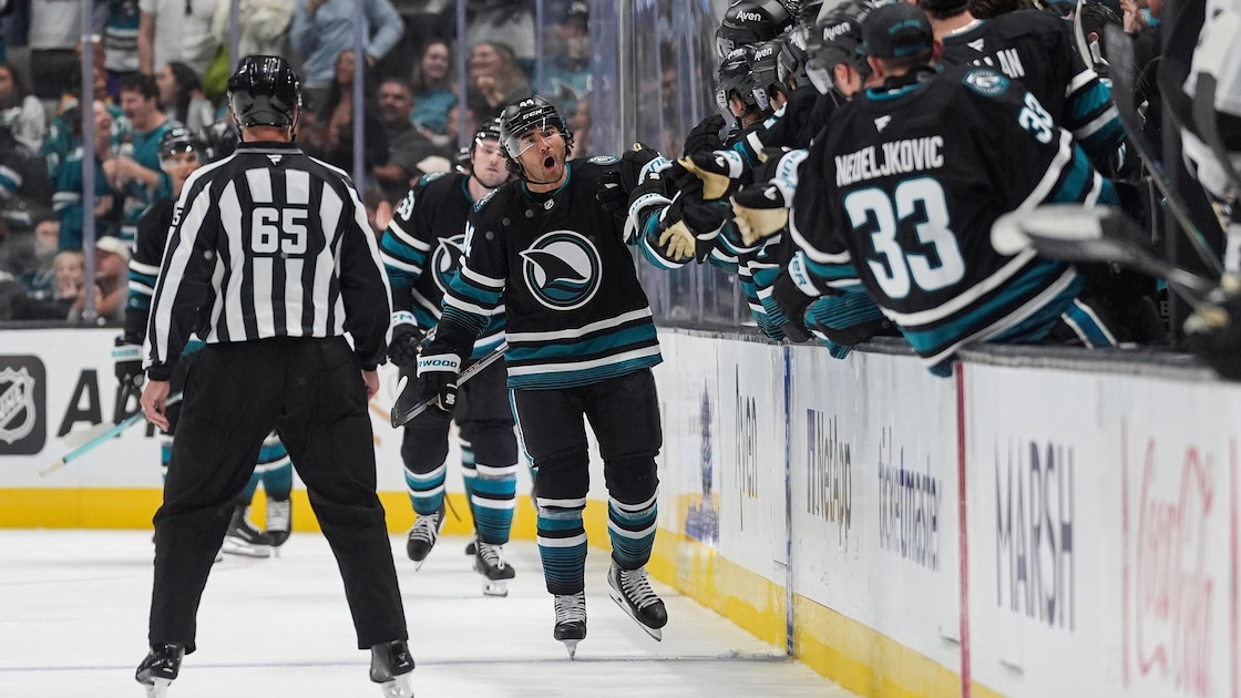 Watch 'Sharks' Swim on the Ice in Epic Video of San Jose Sharks' Pre-Game Routine