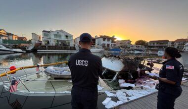 Coast Guard, partner agencies respond to an oil spill in Huntington Beach Harbor, California > United States Coast Guard News > Press Releases