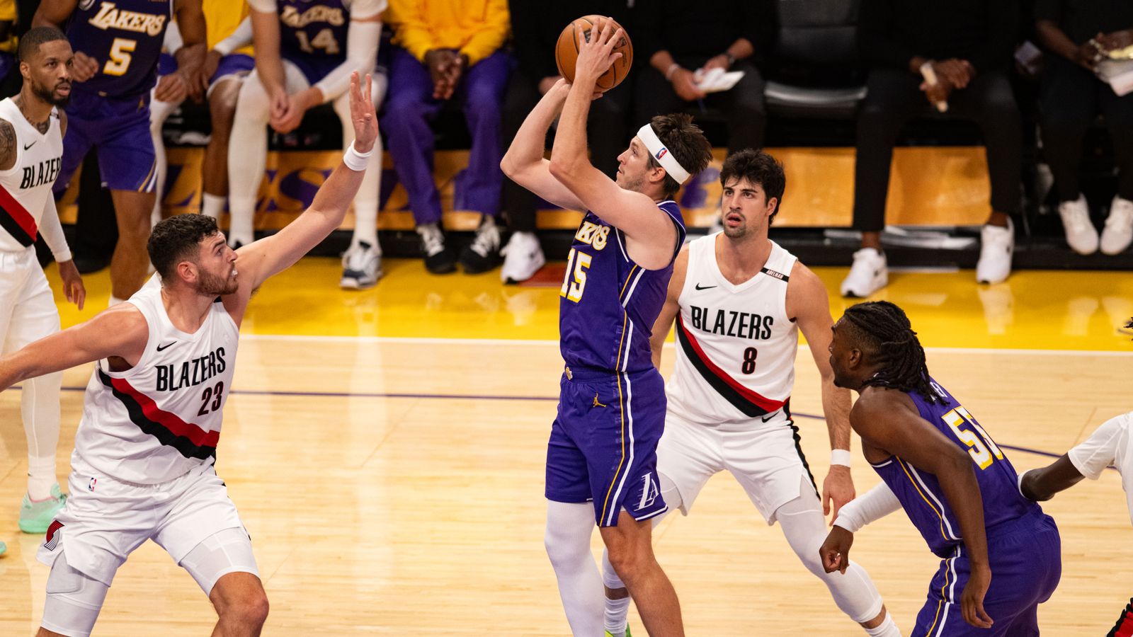TST Images: Trailblazers defeat Lakers, 136-129 , at Crypto.com Arena