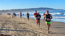 The Pacific Beach 5K course runs along the coastline, challenging runners to race on the sand, October 3, 2026. 