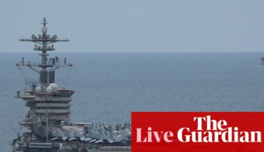 USS Lincoln carrier to return to port in San Diego after record-breaking deployment – US politics live | US news