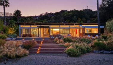 This $17.5 Million Estate Has a Private Beach on the San Francisco Bay