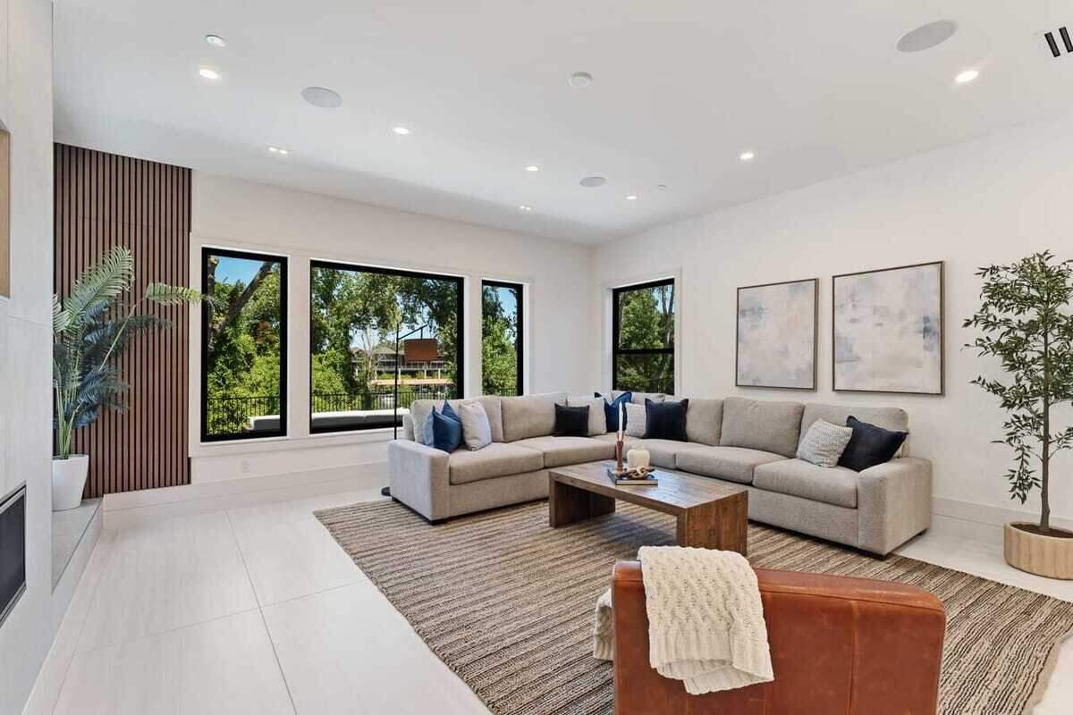 The home in gated The Rivers neighborhood has four bedrooms, 4.5 bathrooms, and sits on about a quarter-acre lot.
