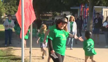 Caleb Greenwood Elementary holds a jog-a-thon to support art, music programs