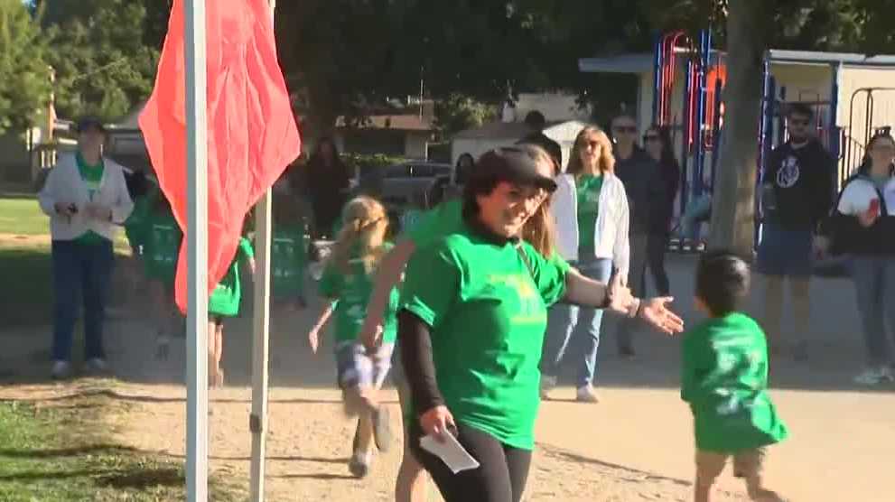 Caleb Greenwood Elementary holds a jog-a-thon to support art, music programs