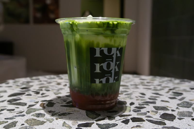 Matcha on a table
