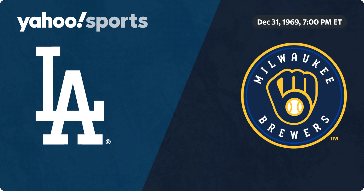 Los Angeles Dodgers @ Milwaukee Brewers: Live game updates, stats, play-by-play