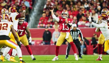 Brock Purdy, 49ers hold on to defeat Commanders, stay undefeated