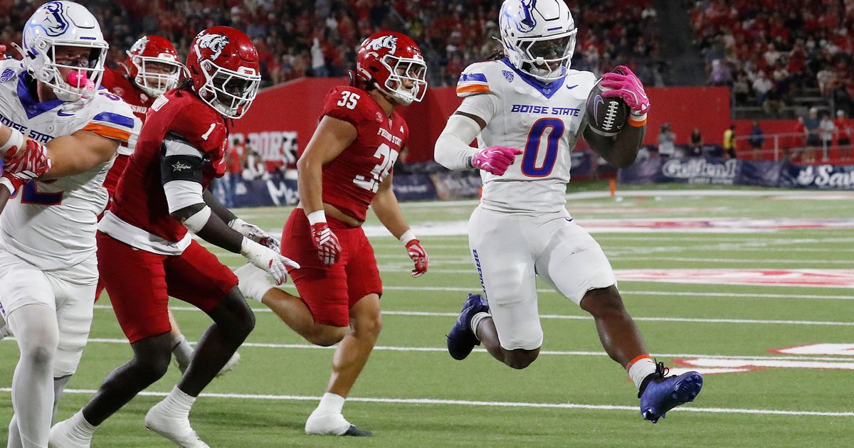 Dylan Riley leads No. 23 Boise State past Fresno State, 38-31 :: WRAL.com
