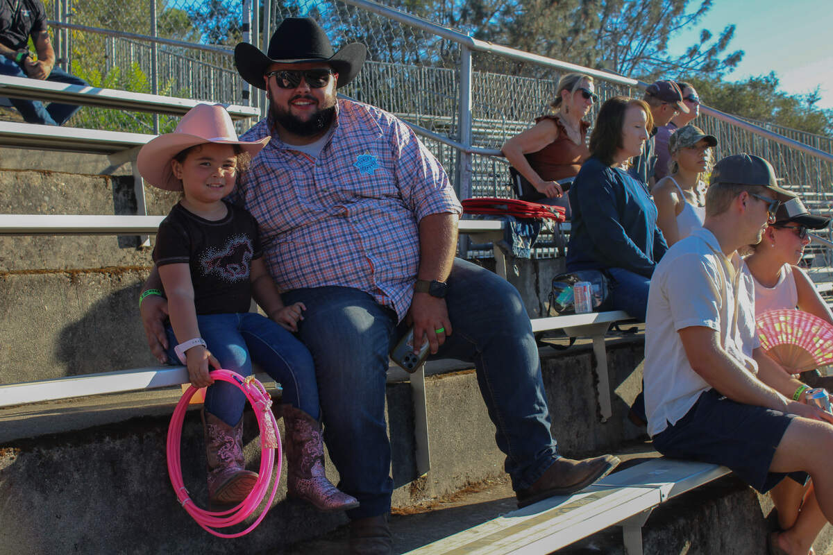 Miciah and Eliana Whelan, 5, at the Sacramento County Sheriff’s Rodeo October 3, 2026