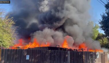 Fire destroys Modesto home, damages two nearby houses