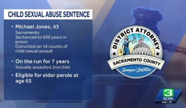 Sacramento man sentenced to 650 years to life for sexually assaulting two children