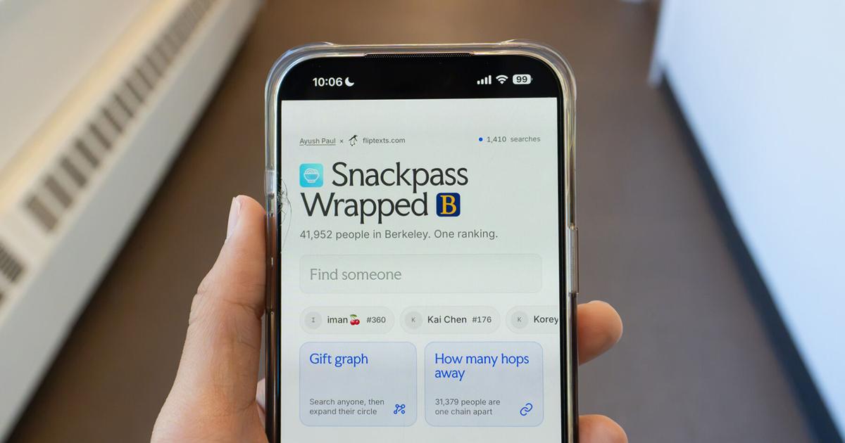 UC Berkeley students created a Snackpass leaderboard. Snackpass ‘wasn’t thrilled’ | Student Life