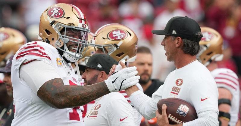 Kyle Shanahan explains why 49ers rarely draft offensive linemen early | San Francisco 49ers
