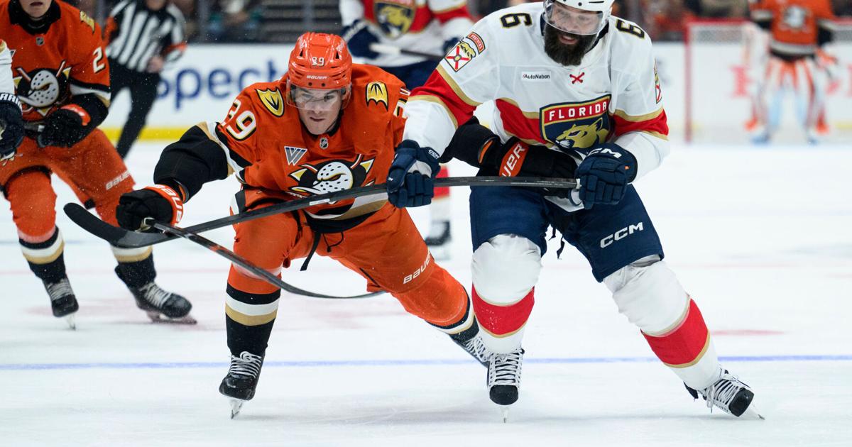 Mikael Granlund scores in OT, Cutter Gauthier gets 2 goals in Ducks' 3-2 win over Panthers | National Sports