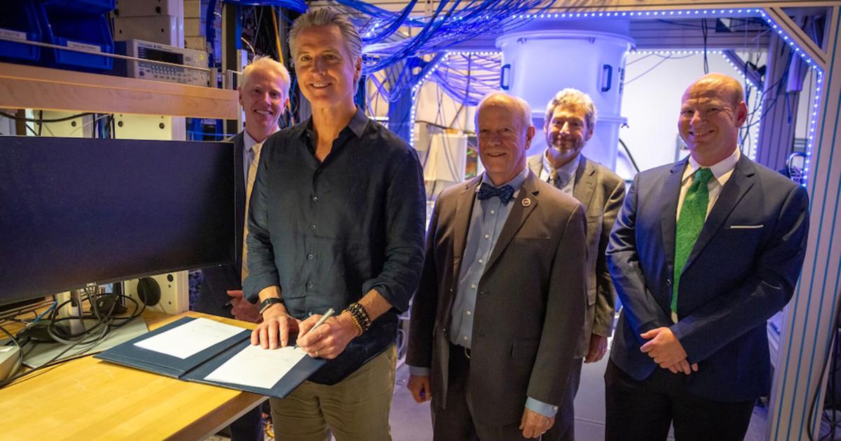 Newsom signs legislation at UC Berkeley to accelerate fusion energy, grants $30M for quantum research | Campus