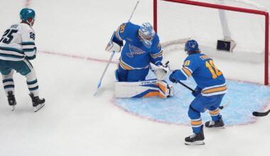 Darnell Nurse scores in OT to give Sharks 3-2 win over Blues
