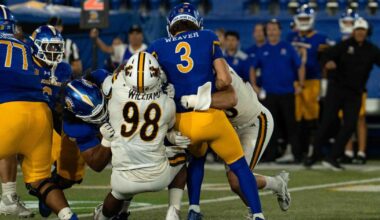 Jay Sawvel has 5 goals for Wyoming football at midway point of season | University of Wyoming