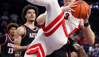 Krivas, Kharchenkov lead Arizona Wildcats to 82-67 exhibition win over San Diego State