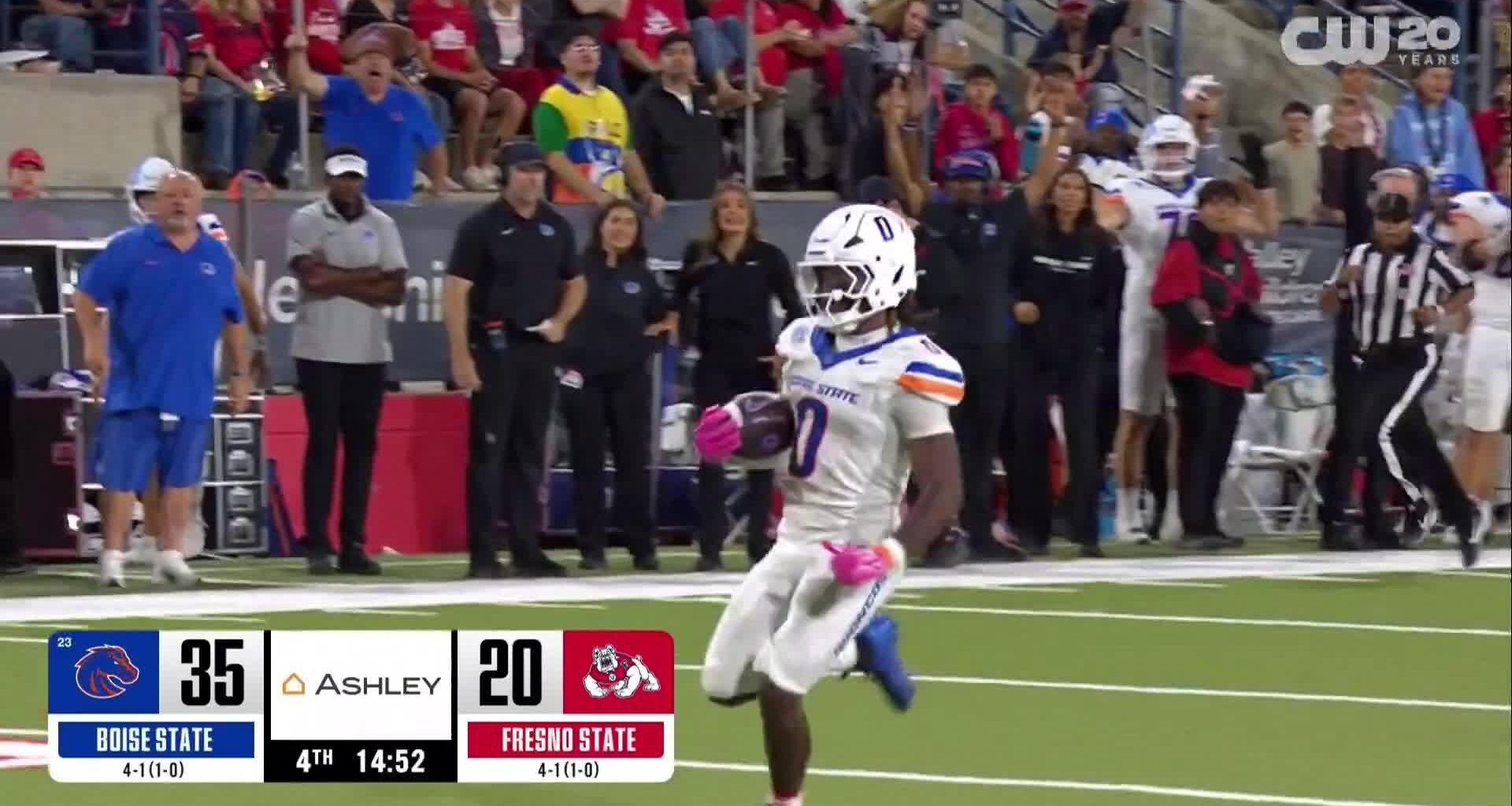 Dylan Riley leads No. 23 Boise State past Fresno State, 38-31