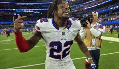 Bills' C.J. Gardner-Johnson expects consequences for spitting incident vs. Raiders