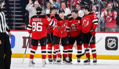 Arseny Gritsyuk scores in fourth straight game as Devils blow by Ducks